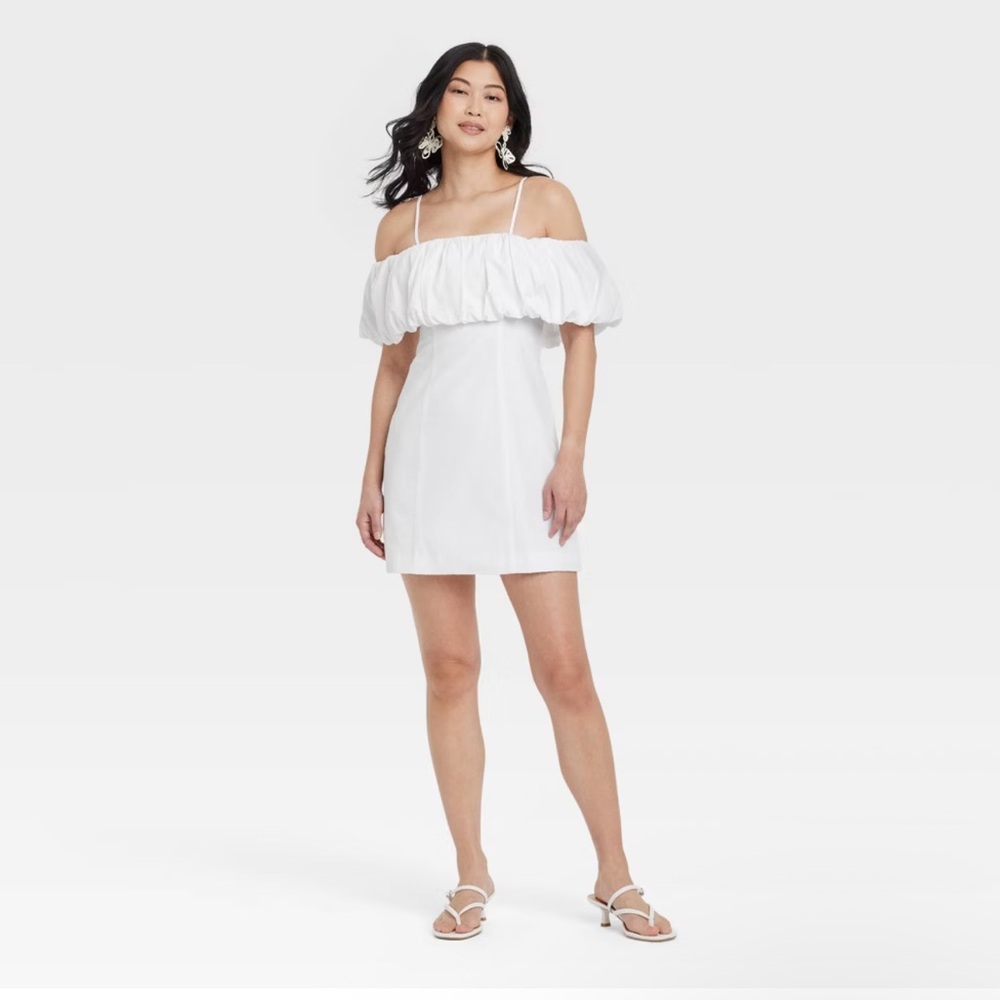 NWT a new day Elegant White Dress